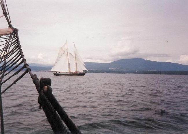 Robertson II under full sail