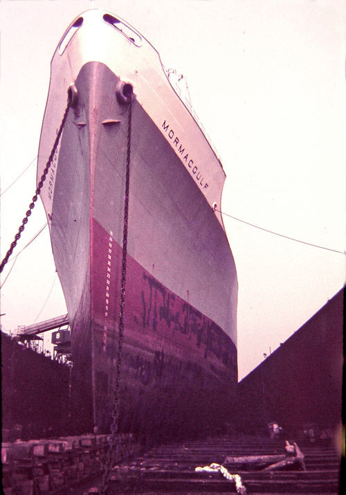 GULF in a floating dry dock