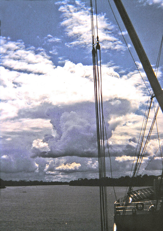 Solitary Thunderhead on the Amazon River