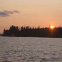 sunset in Alert Bay: 