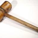 Serving Mallet: I made this at Pioneer Pacific Camp in 1994 - uesd it to serve the loom of many an oar and the shrouds of several of the whalers there.