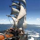 From the jibboom: James Craig, looking aft from the jibboom. Photo by John Spiers. If you visit Sydney, come sailing!