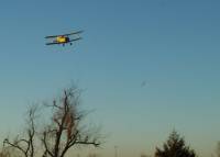 Low Flying Bi-Plane