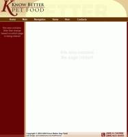 Recent Project: New design template for Knowbetterdogfood.com