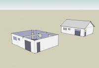 Simple Sketchup model of our Planned Utility Building