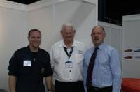Me, Ian Strachan from S. Africa, and Gerry Keeling