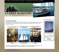 Screenshot of the clarksmaritime.com site